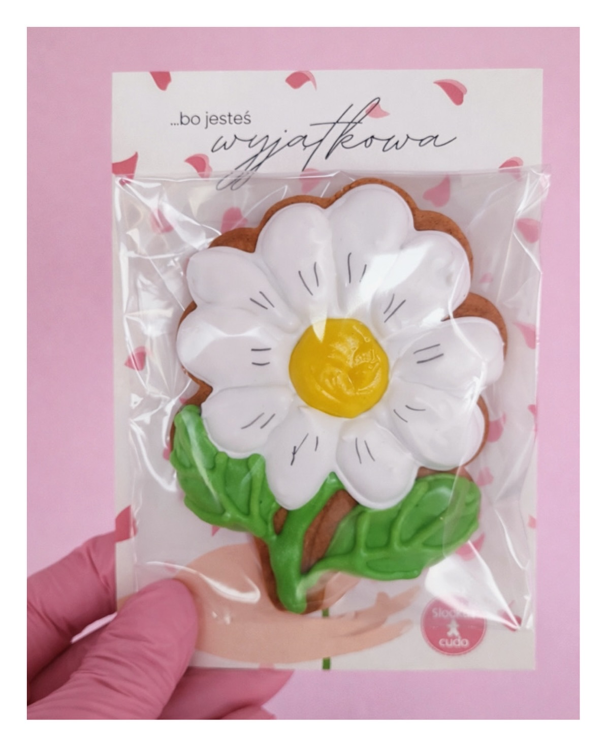 Kartka z kwiatkiem na Dzień Kobiet - obrazek 2