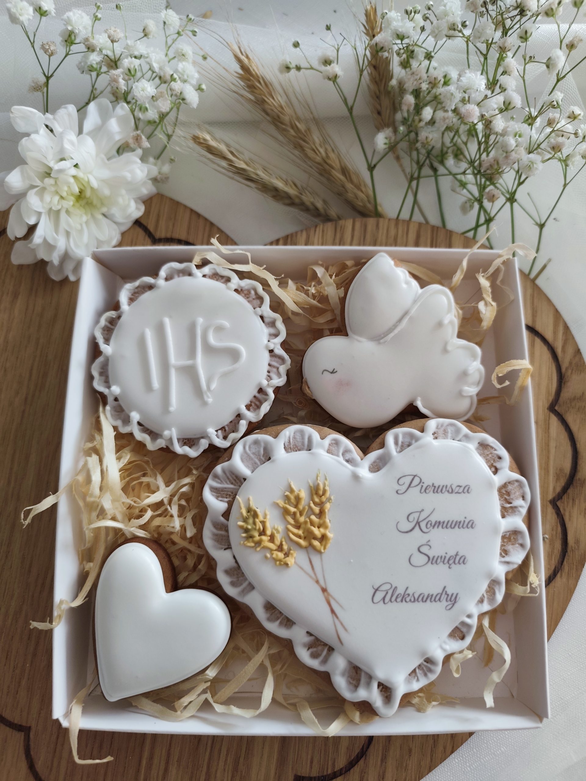 Zestaw z kłosami I Komunia Święta - obrazek 2